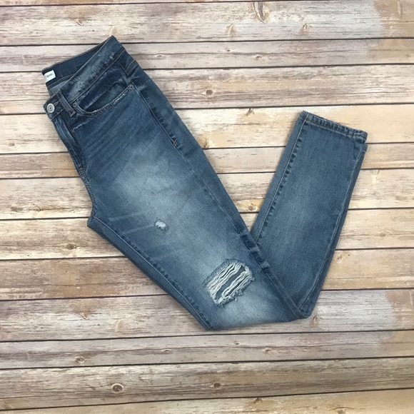 Mudd Denim - Distressed High Rise Skinny Jeans